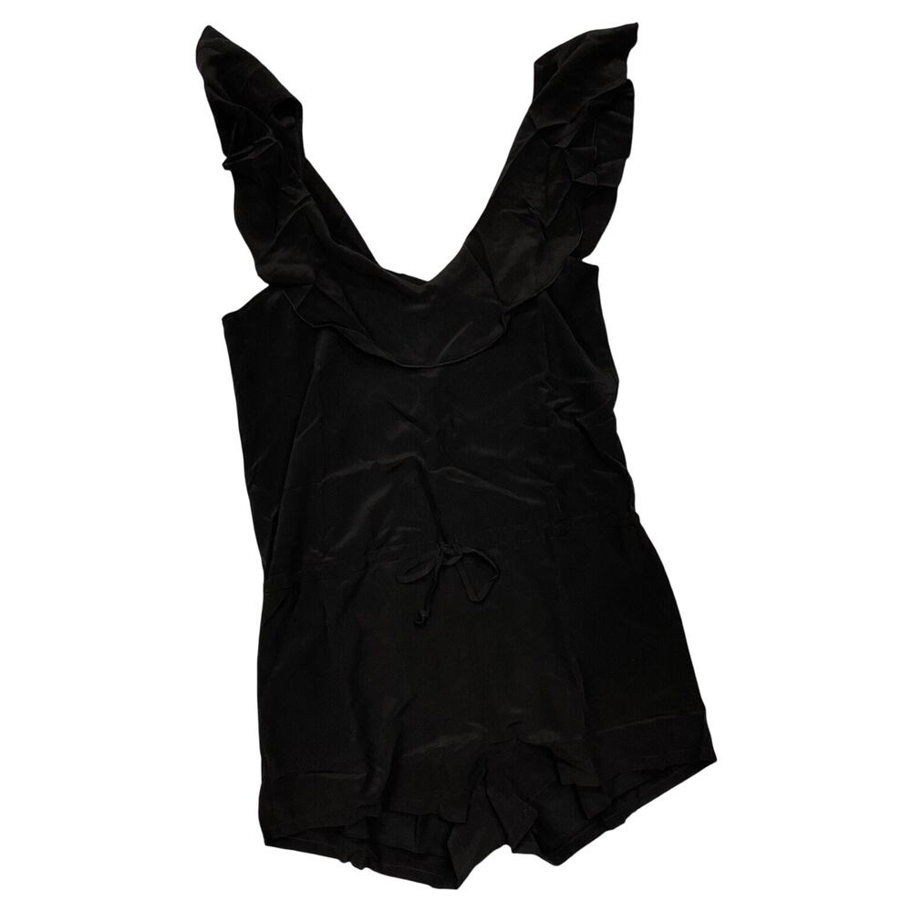 Chaser Black Romper Cold Shoulder Medium NWT